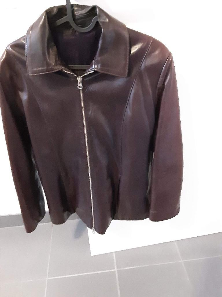 Jas in leder, Overige kleuren, Jasje, Gedragen, Ophalen