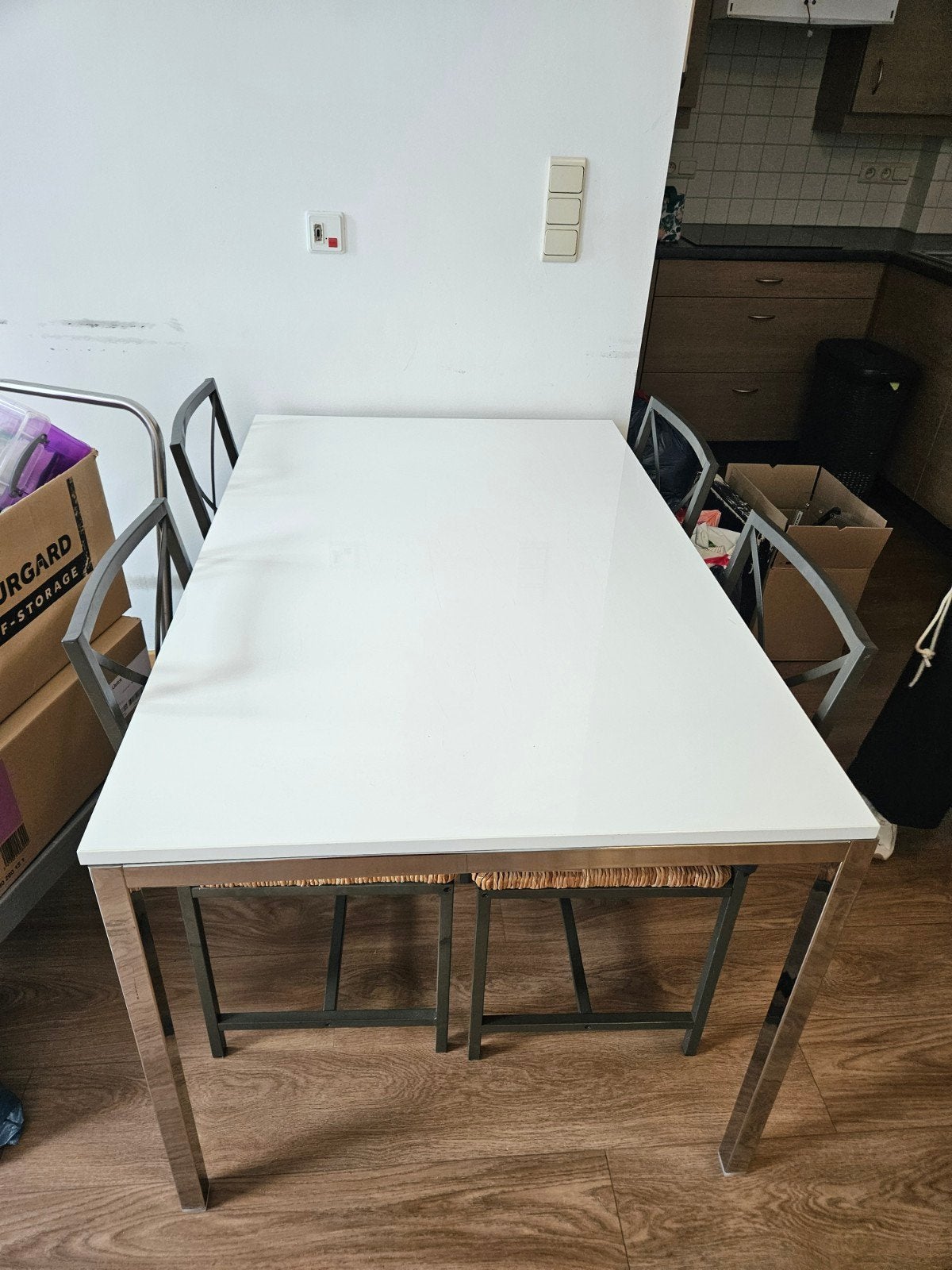 Tafel met 4 stoelen, Huis en Inrichting, Ophalen