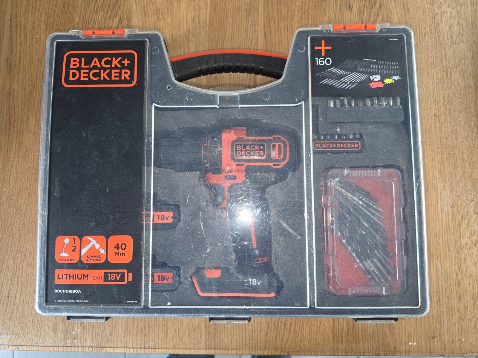 Black & Decker vijs / klopboormachine, Doe-het-zelf en Bouw, Gereedschap | Boormachines, Ophalen, 600 watt of meer, Klopboormechanisme