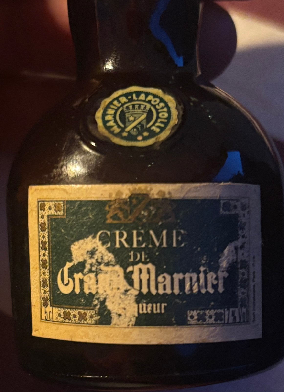 Bouteille miniature Grand Marnier, Collections, Enlèvement ou Envoi, Utilisé, Autres types