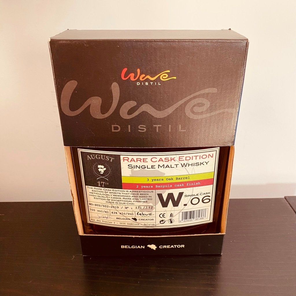 Wave Distil – August 17th Rare Cask Edition W-06, Enlèvement ou Envoi, Comme neuf, Pleine