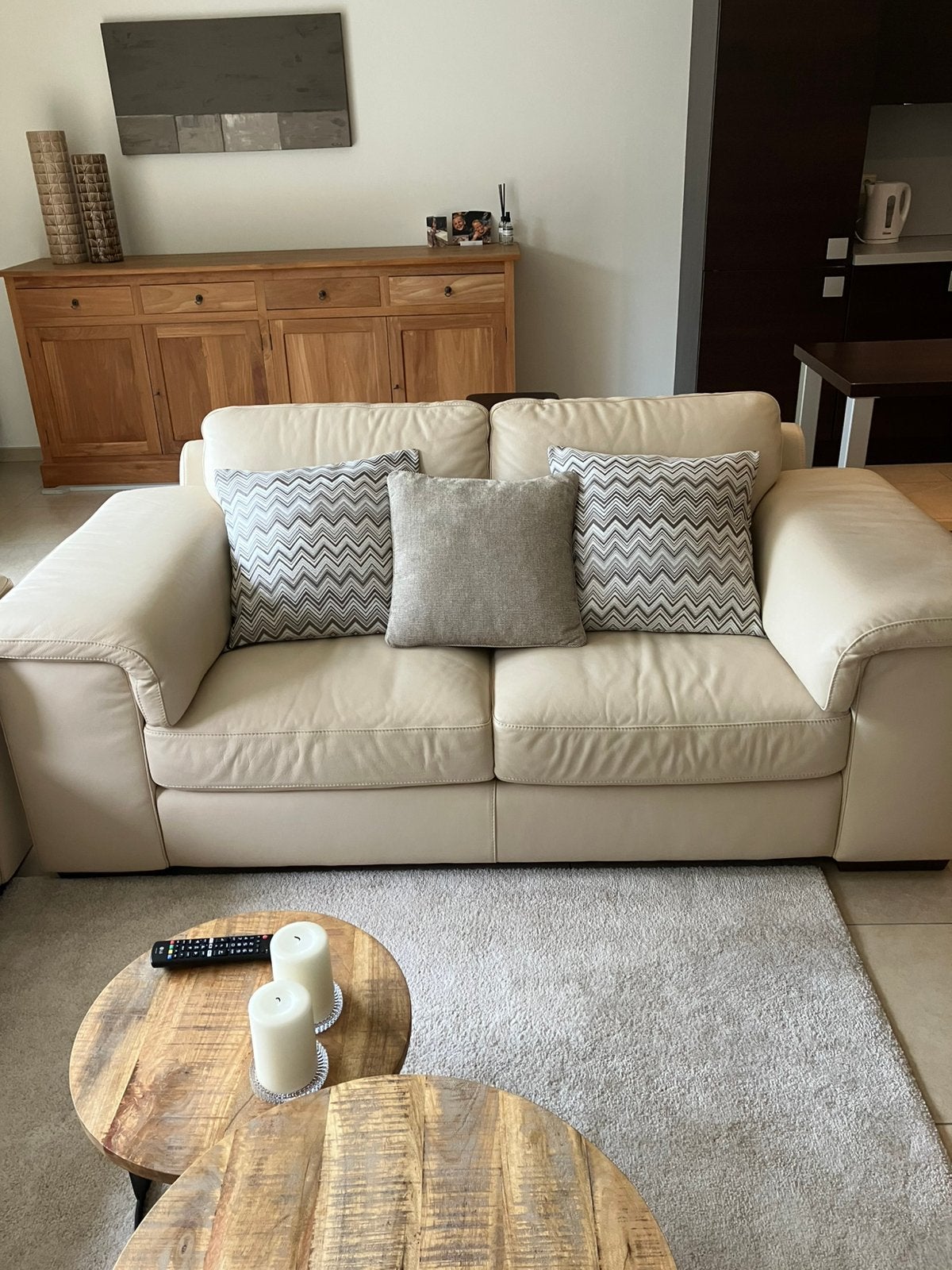 Natuzzi 3 places et 2 places, Enlèvement ou Envoi, Comme neuf