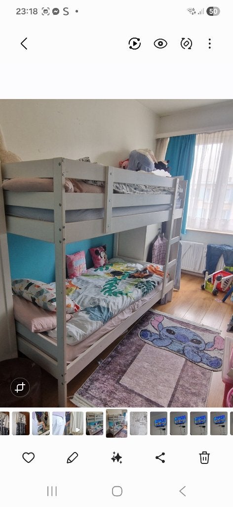 Stapelbed, Ophalen, Gebruikt, Tweepersoons, Stapelbed