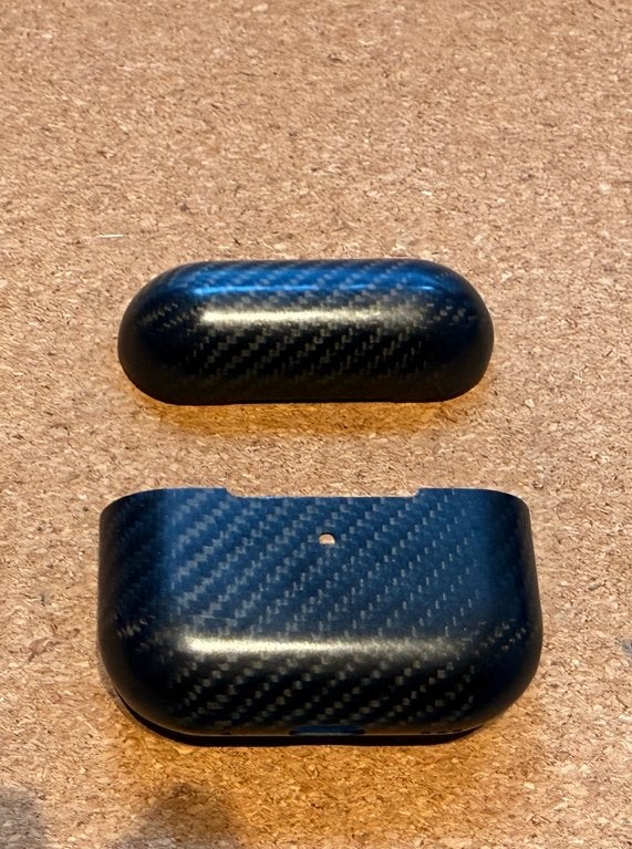 AirPods Pro 2 cover Aramide fiber, Ophalen, Zo goed als nieuw, Zwart, IOS