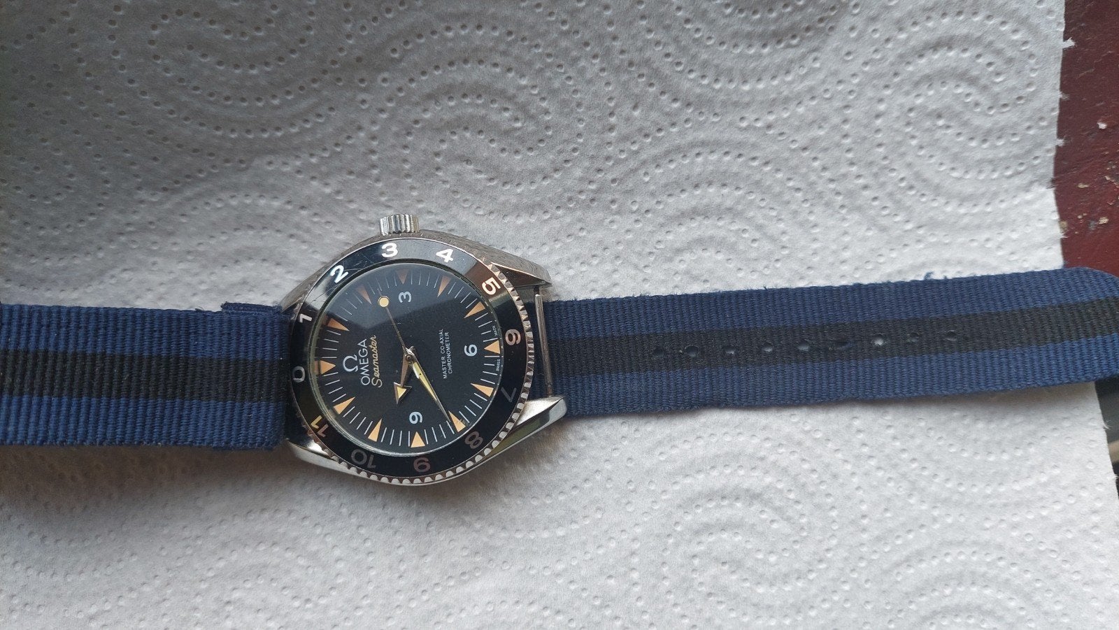 omega heren horloge automatisch zie foto, Handtassen en Accessoires, Ophalen, Omega
