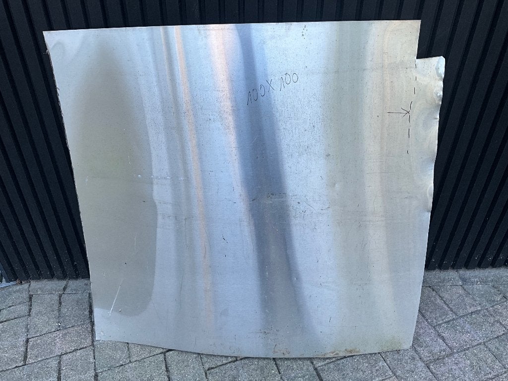 inox plaat, Doe-het-zelf en Bouw, Ophalen, Gebruikt, Overige materialen