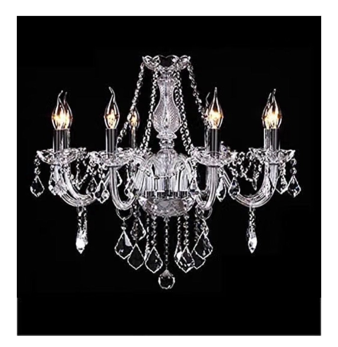 Lustre cristal, Maison & Meubles, Enlèvement, Comme neuf, Verre, À vendre : 2 lustres en cristal