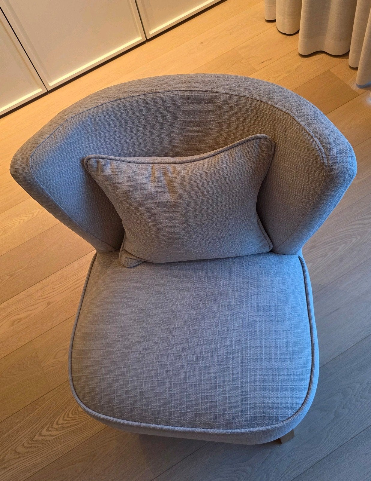 Fauteuil confortable beige/taupe, Maison & Meubles, Enlèvement