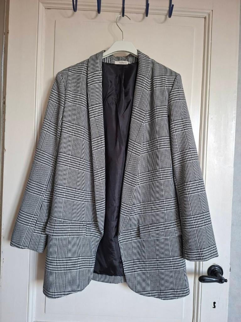 Veste bord à bord - Taille S/M, Kleding | Dames, Jassen | Zomer, Ophalen, Maat 36 (S), Grijs, Gedragen