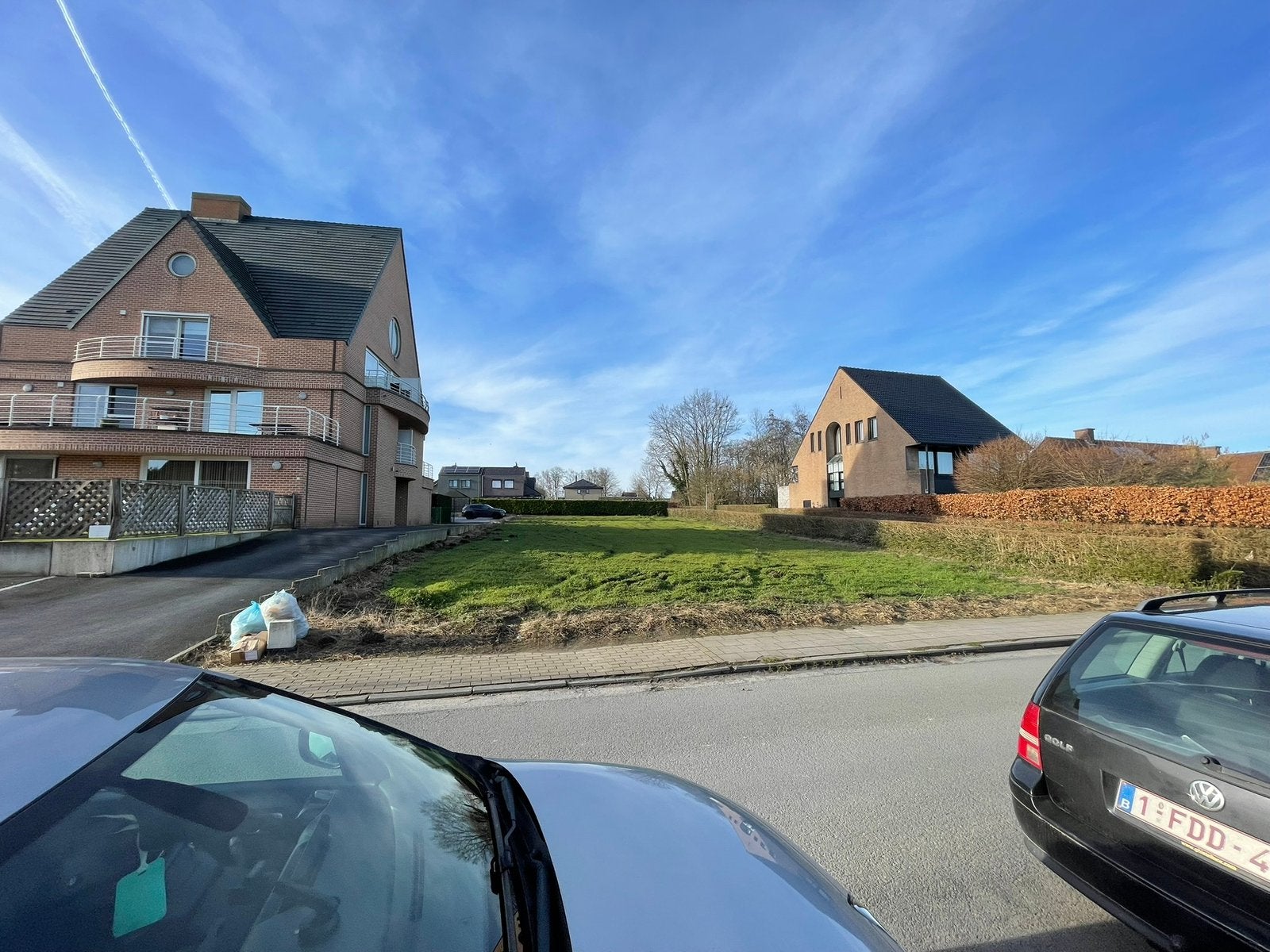 Perceel bouwgrond te Kruishoutem voor half open bebouwing