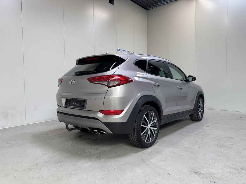 Hyundai Tucson 1.6 Benzine Autom. - Airco - GPS - Topstaat!, Argent ou Gris, Achat, 0 kg, 131 kW