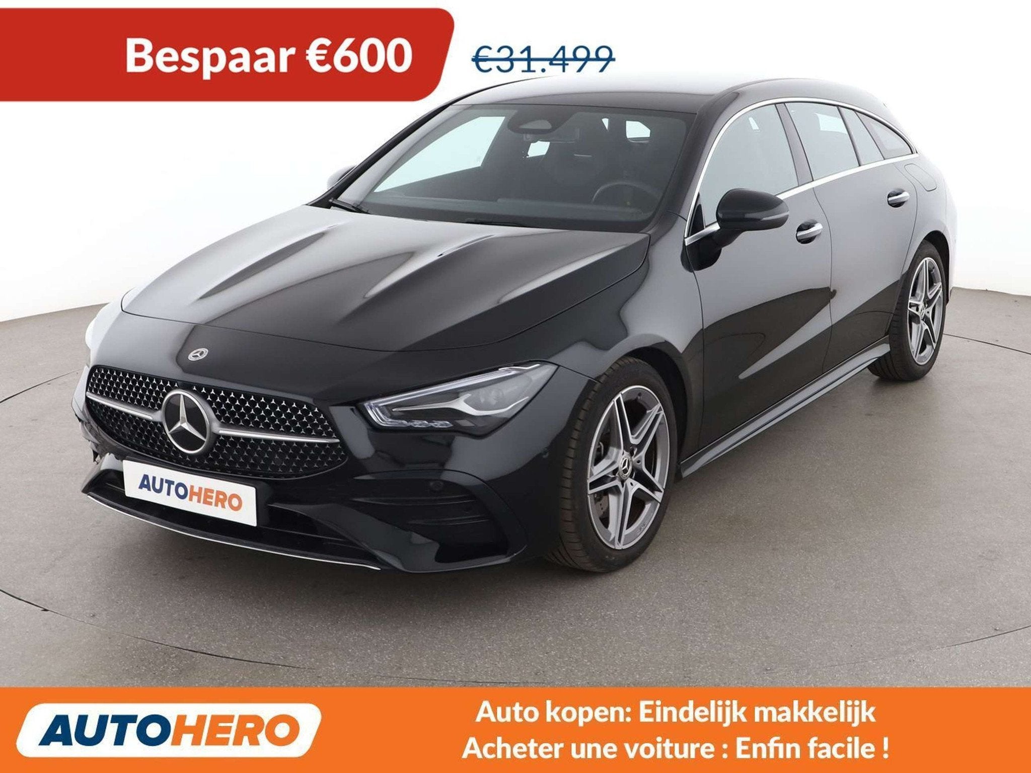Mercedes-Benz CLA-Klasse 180 CLA 180 Shooting Brake Mild-Hyb, Auto's, Mercedes-Benz, CLA, Zwart, https://public.car-pass.be/vhr/c252471d-c477-44ef-b6c8-1283d55f131e
