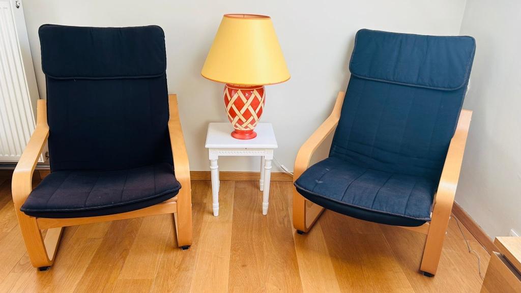 Fauteuil poang ikea, Huis en Inrichting, Fauteuils, Gebruikt, Hout, Ophalen