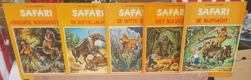 strips Safari/Vandersteen uitzoeken ,2,50 stuk mooie staat, Livres, BD, Utilisé, Plusieurs BD, Enlèvement ou Envoi