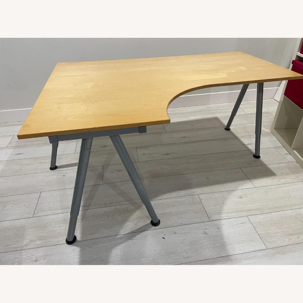 IKEA Galant hoekbureau - links, Huis en Inrichting, Bureaus, Ophalen, Gebruikt, IKEA, Hoekbureau
