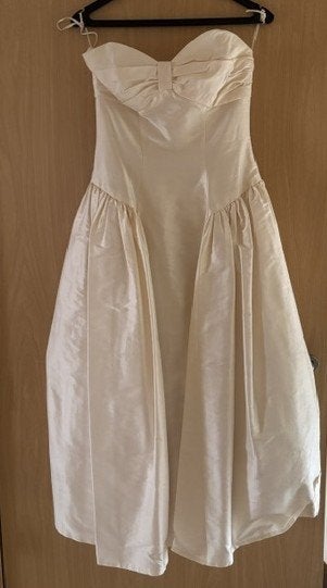 Linea Raffaelli trouwkleed in wilde zijde, Kleding | Dames, Trouwjurk, Linea raffaelli, Overige kleuren, Ophalen of Verzenden