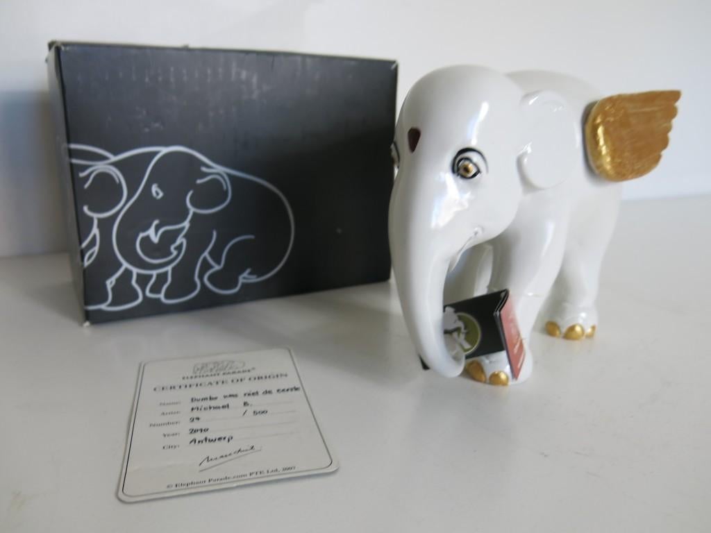 Olifant Elephant Parade Michael B Design 2010, Antiek en Kunst, Ophalen of Verzenden