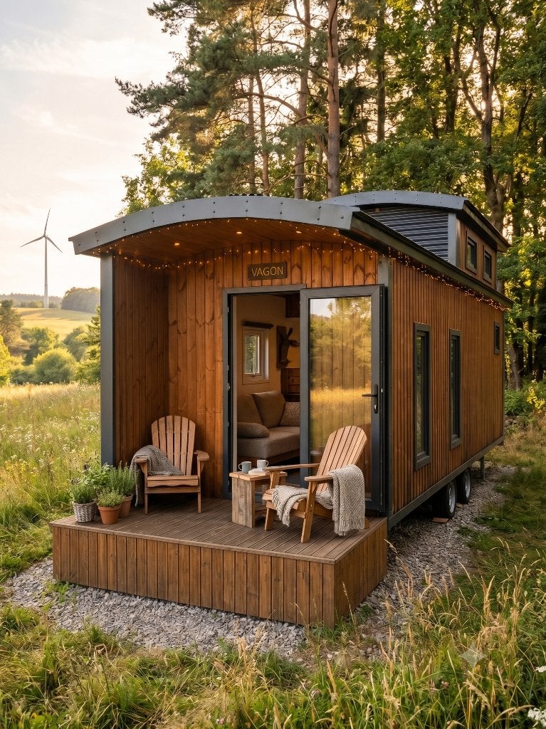 Tiny House Premium Neuve – 25 m² – Disponible immédiatement, Caravanes & Camping, Caravanes résidentielles, jusqu'à 2, Enlèvement