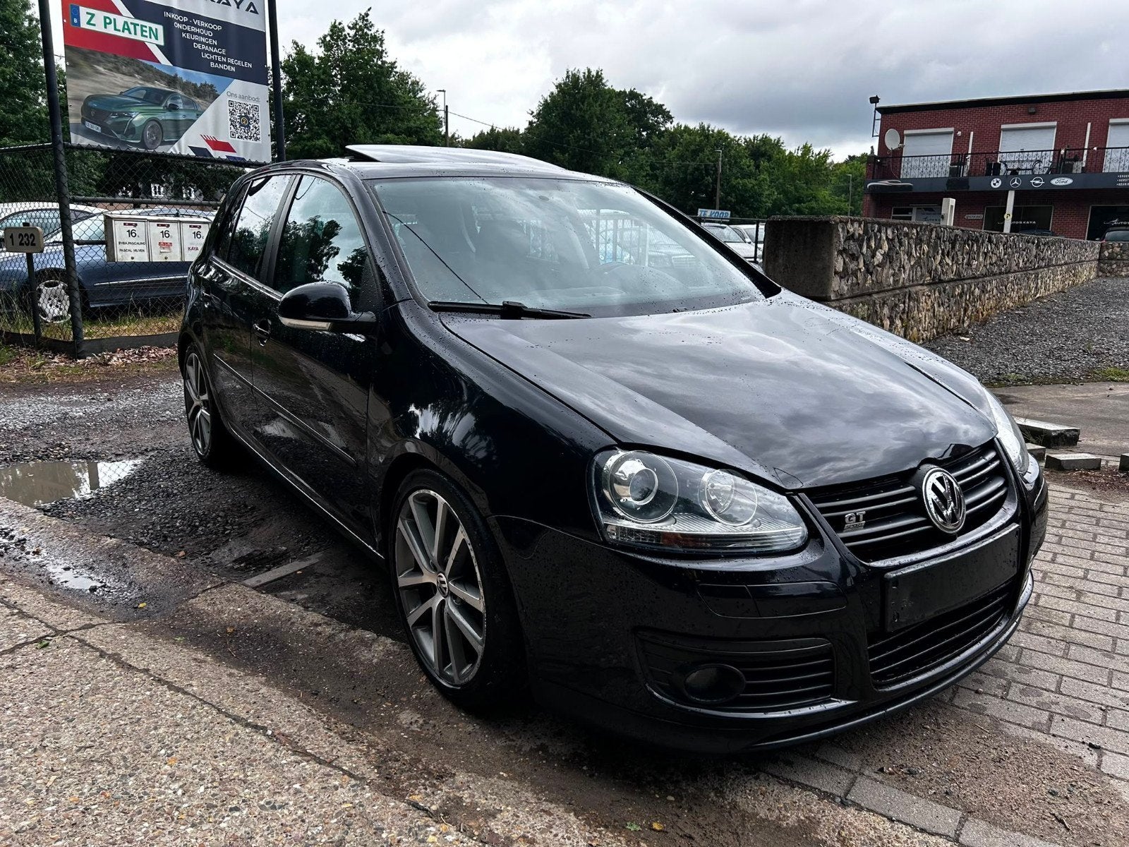 vw golf 5 GT sport 1.4 benzin km 180.000 bij 2007, Auto's, Voorwielaandrijving, Stof, Zwart, 4 cilinders
