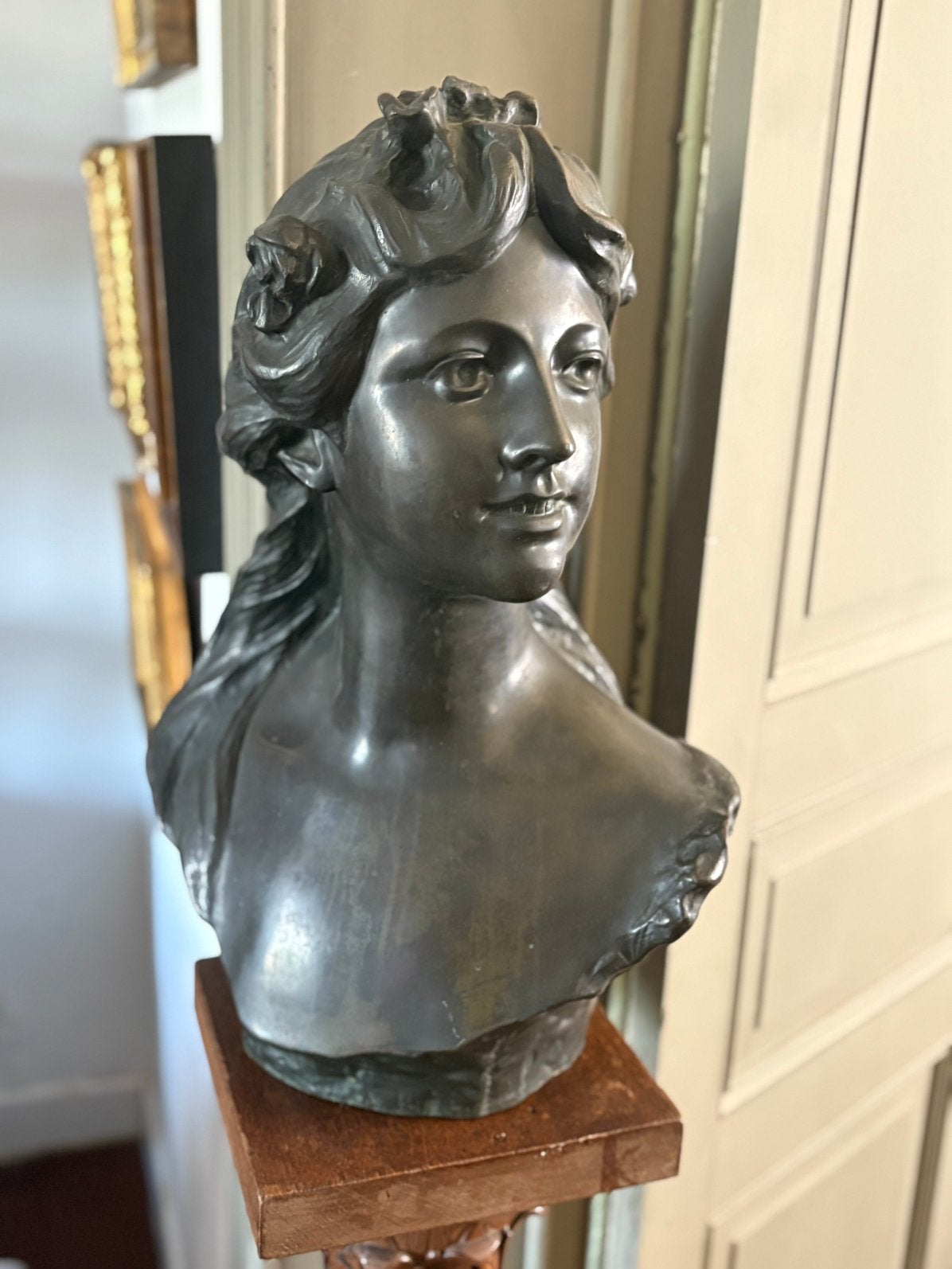 Bronze buste Jef Lambeaux, Ophalen, Brons