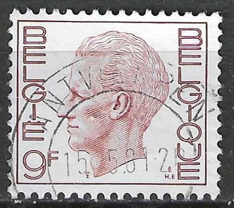 Belgie 1979 - Yvert 1948/OBP 1962 - Boudewijn - 9 f. (ST), Verzenden, Gestempeld, Gestempeld, Koninklijk huis