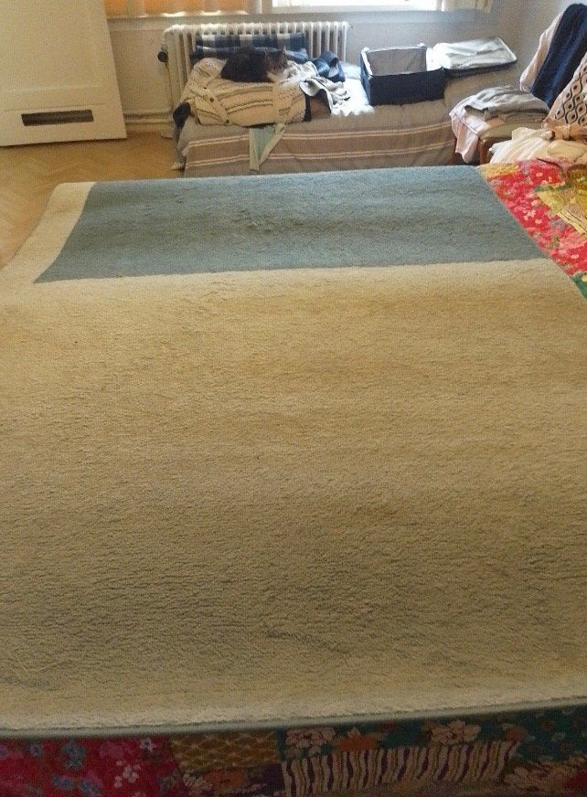 Gratis tapijt, Ophalen, Gebruikt, 5 tot 10 m², Blauw