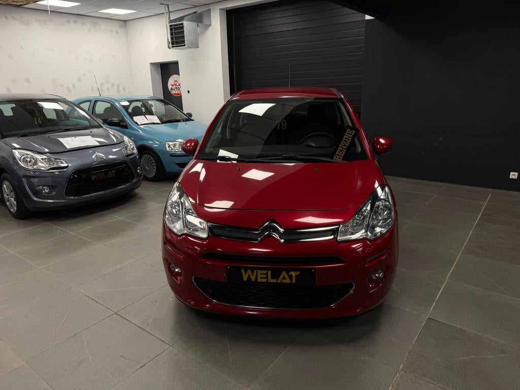 CITROEN C3 BENZINE/2015/EURO 6b/TOP STAAT, Autos, Achat, Entreprise, Noir, Essence
