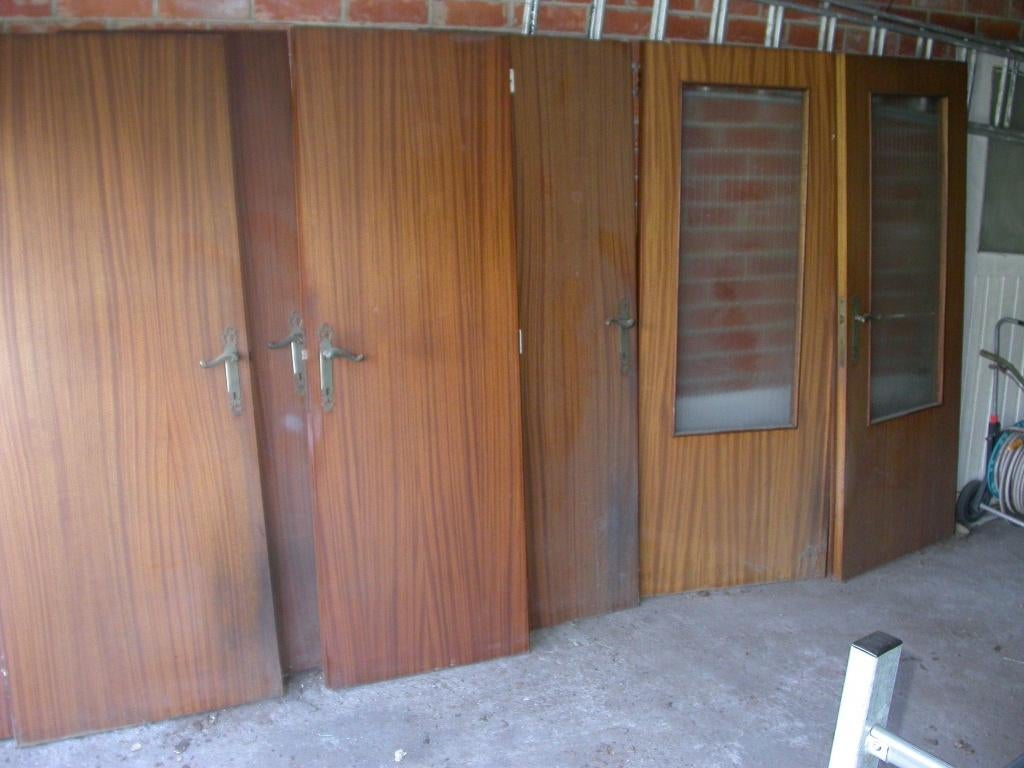 7 acajou deuren, Ophalen, Gebruikt