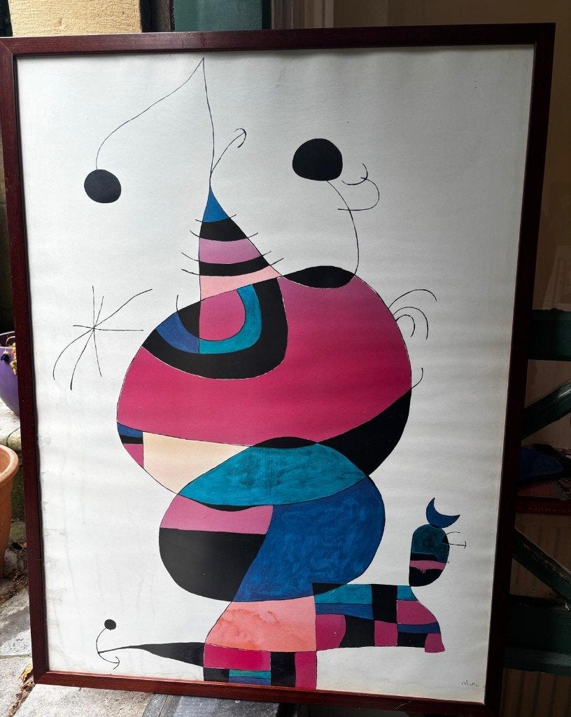 miroir d'affiche d'art, Enlèvement