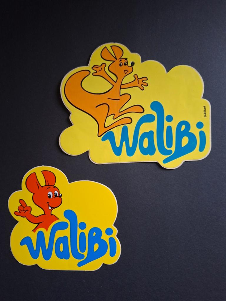 2 autocollants Walibi, Enlèvement ou Envoi, Comme neuf, Autres types