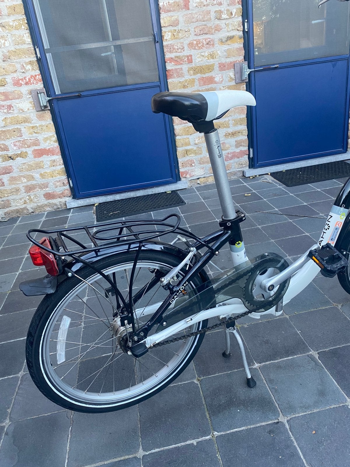 Plooifiets Dahon type Ciao zwart wit, Fietsen en Brommers, Ophalen, Gebruikt, Versnellingen, Totaal opvouwbaar