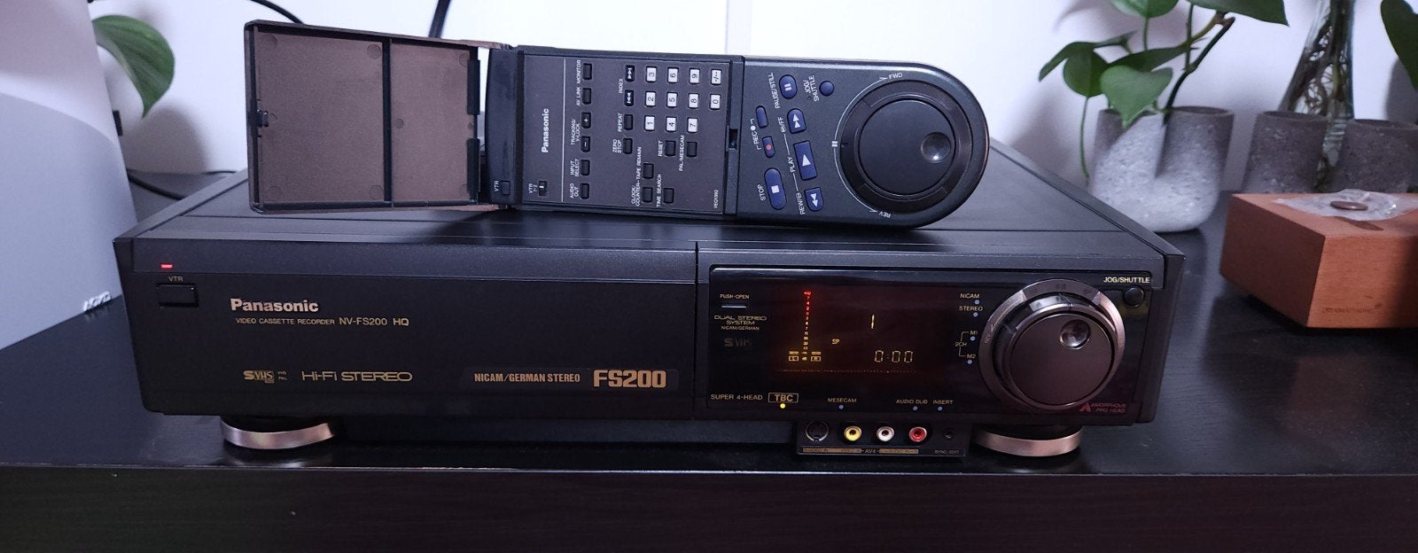 PANASONIC NV-FS200 S-VHS, Ophalen of Verzenden, Zo goed als nieuw, VHS-speler of -recorder