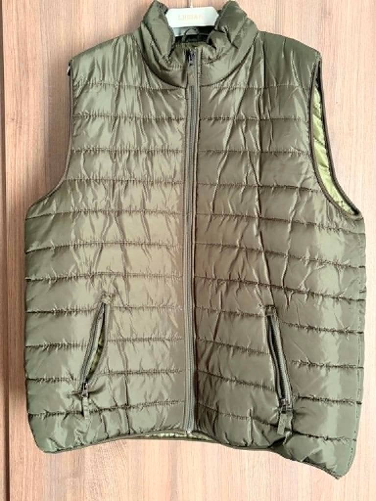Donkergroene bodywarmer Identic, Kleding | Heren, Bodywarmers, Zo goed als nieuw, Overige maten, Overige kleuren, Ophalen of Verzenden