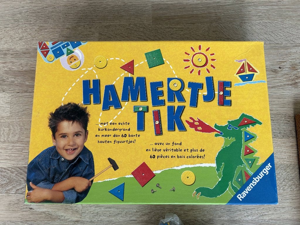 Hamertje tik Ravensburger, Ophalen, Gebruikt