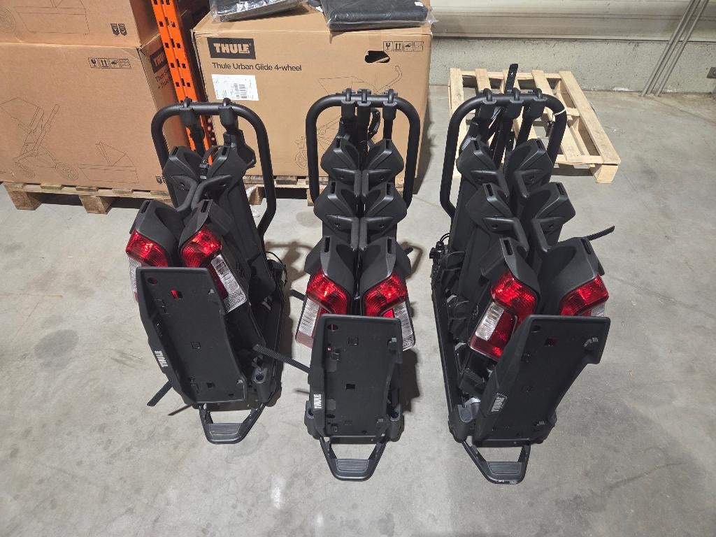 11x Thule fietsdrager Easyfold,Epos,Outpace,Velospace,.., Autos : Divers, Porte-vélos, Neuf, Support d'attelage, 3 vélos ou plus
