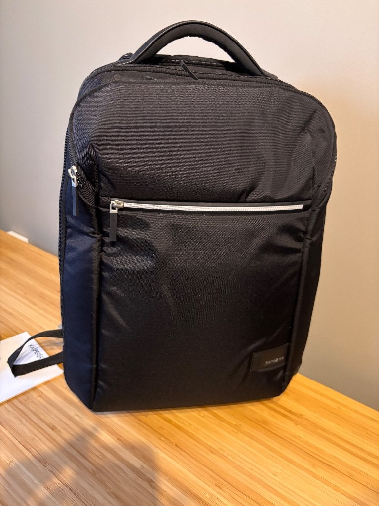 sac à dos pour ordinateur portable/chariot Samsonite, Noir, Comme neuf, Enlèvement, Sac à roulettes