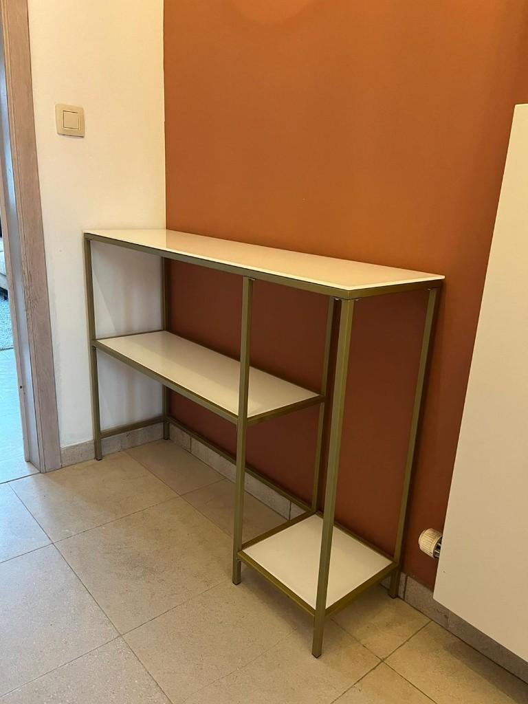 Haltafel, Huis en Inrichting, Tafels | Bijzettafels, Ophalen, 75 cm of meer, 60 cm of meer, Rechthoekig
