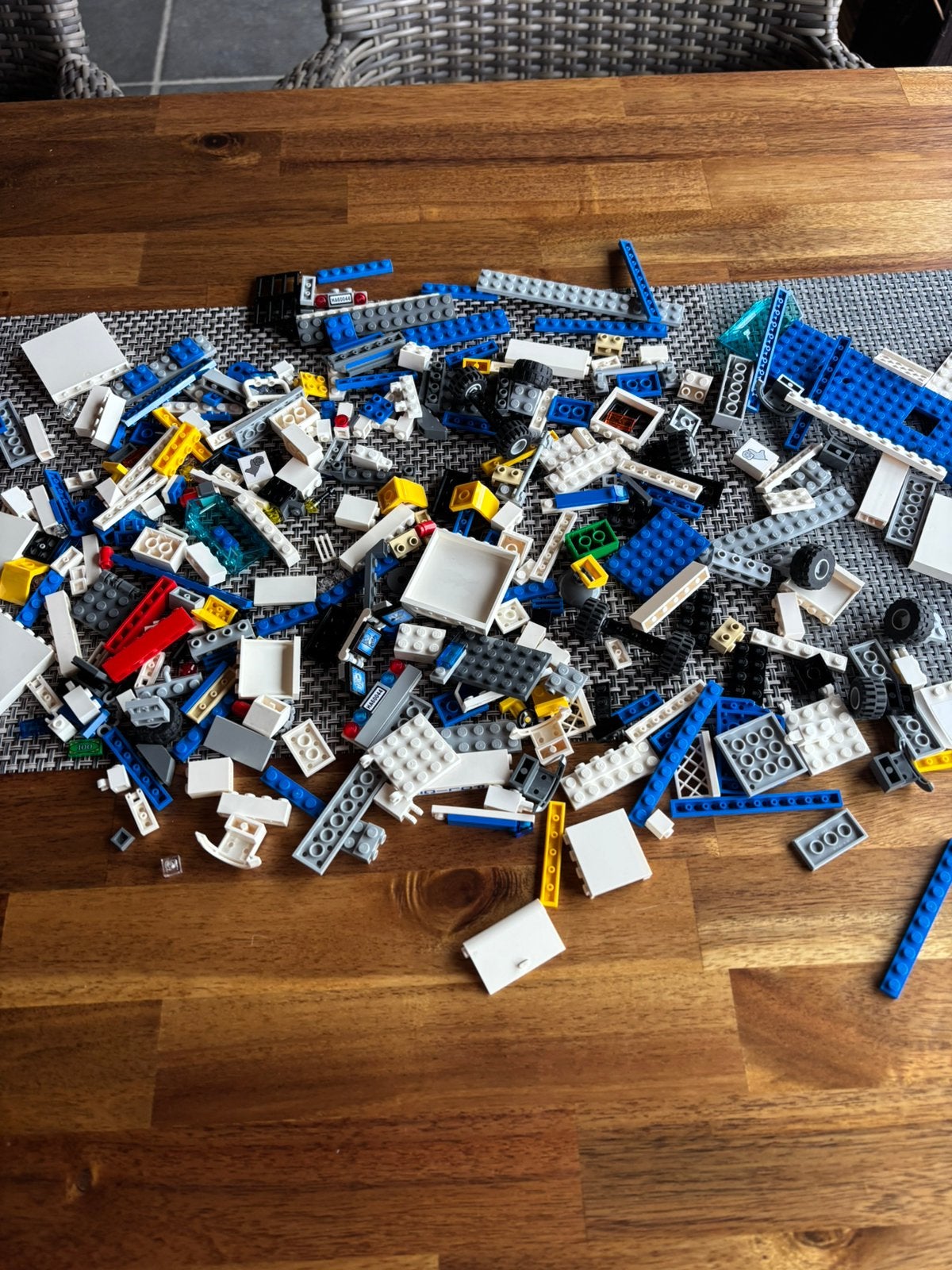 Ensemble de pièces Lego de la voiture de police, City, Enlèvement ou Envoi, Lego, Comme neuf