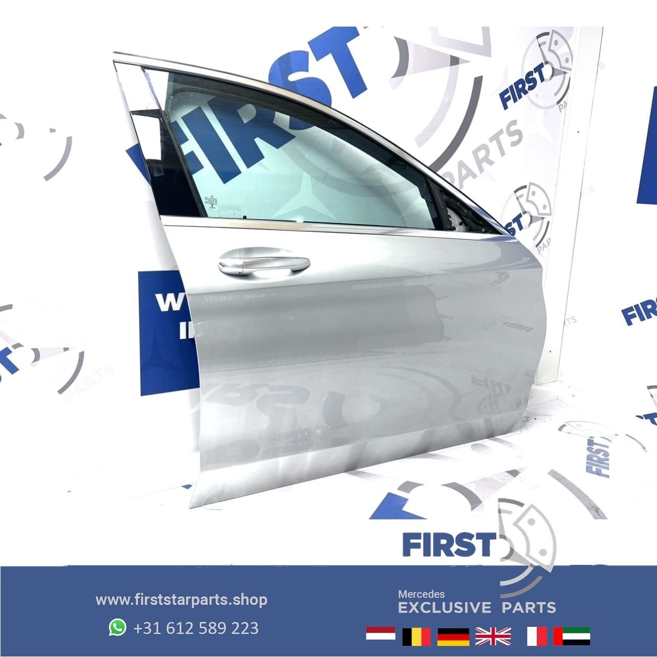 W205 DEUR RECHTS VOOR COMPLEET PORTIER RECHTSVOOR C Klasse C, Utilisé, Droite, Porte, -