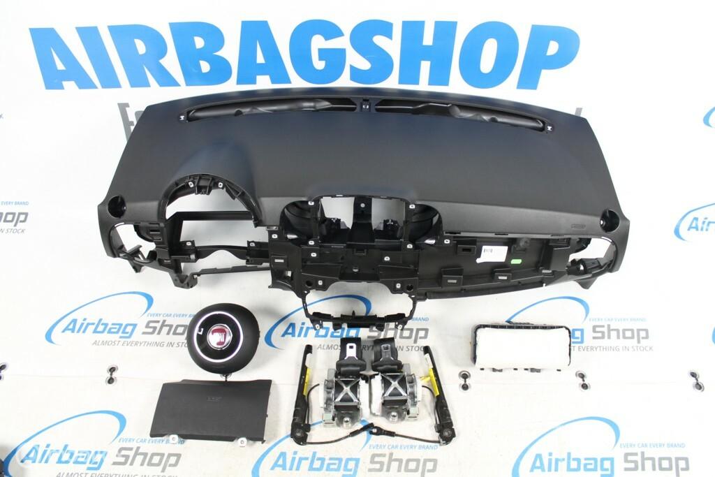 Airbag kit - Tableau de bord noir Fiat 500 (2016-....), Gebruikt, Ophalen of Verzenden