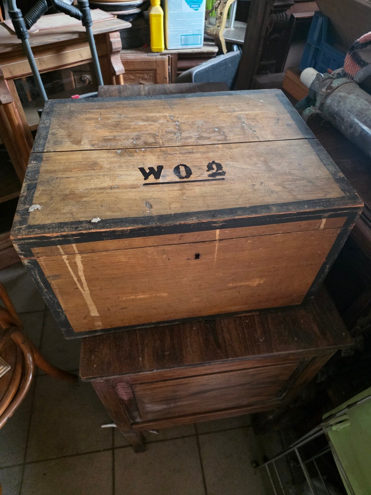 Mooie houten kistje, Maison & Meubles, Accessoires pour la Maison | Coffres, Enlèvement ou Envoi