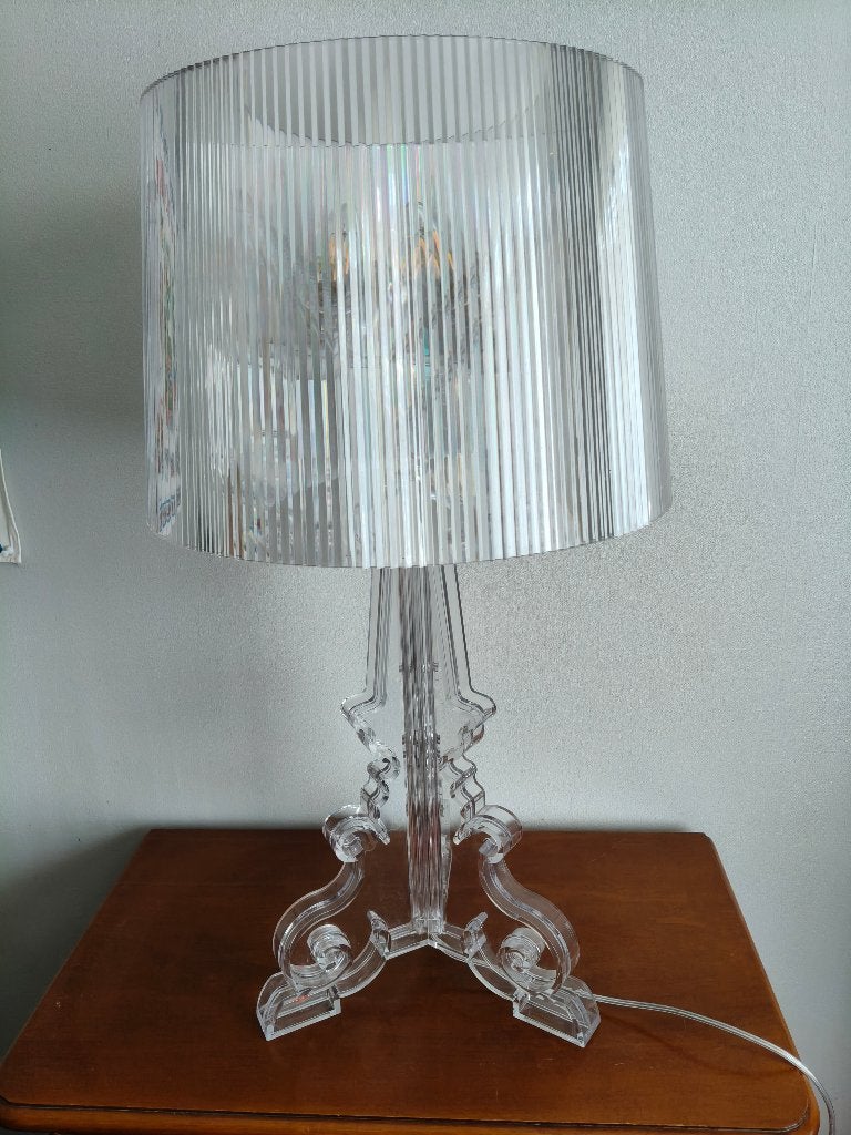 Lampe KARTELL Bourgie comme neuve, Autres culots, 78 cm, Blanc, Synthétique