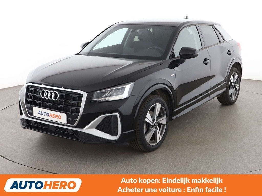Audi Q2 30 TFSI S line (bj 2024), Voorwielaandrijving, Gebruikt, Zwart, Leder