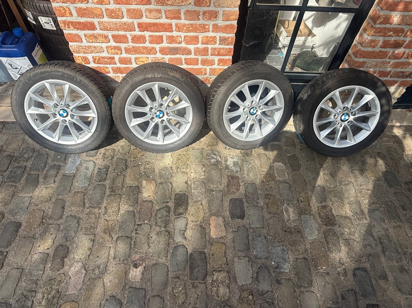 Bmw velgen 205/55/R16 (winterbanden), Auto-onderdelen, Ophalen, Winterbanden, Velg(en)