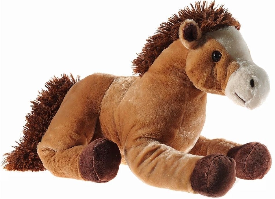 Pluche (groot) - paard, Kinderen en Baby's, Speelgoed | Knuffels en Pluche, Ophalen, Paard, Zo goed als nieuw, Middelgroot (20 tot 80 cm)