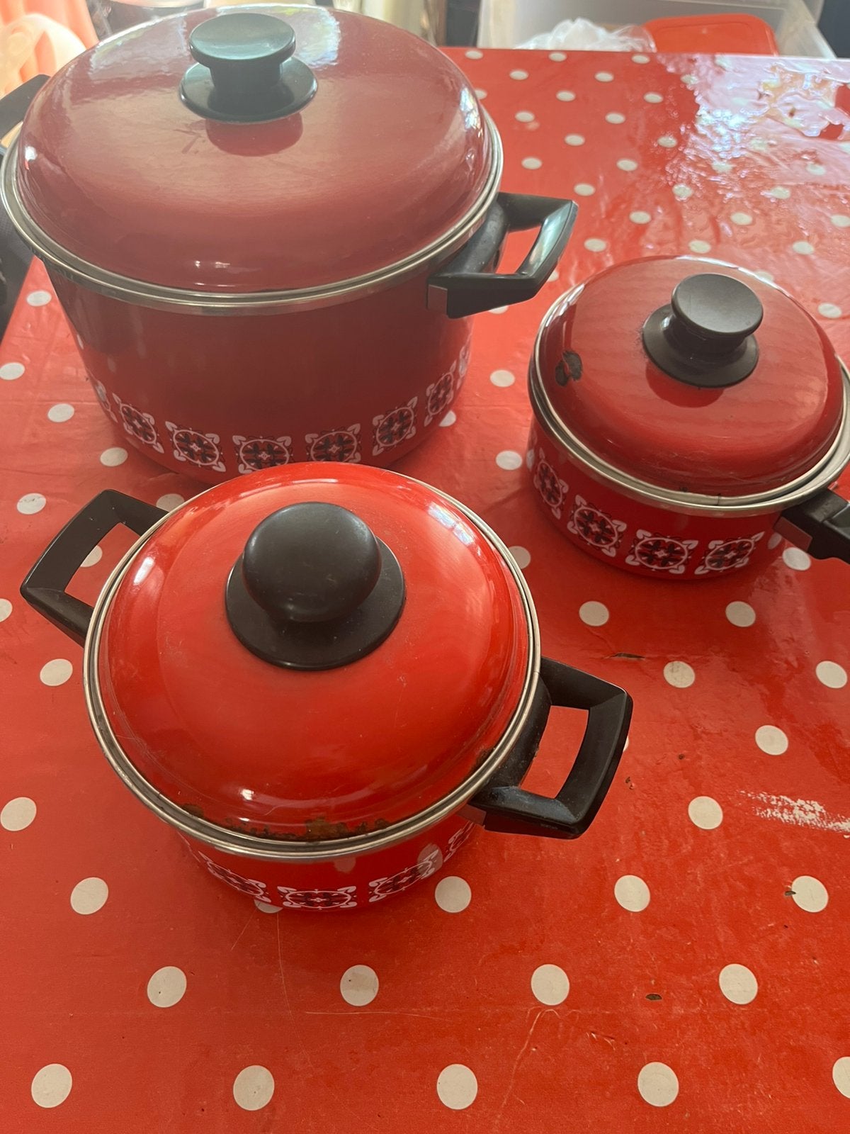Vintage kookpotten, Huis en Inrichting, Ophalen, Gebruikt