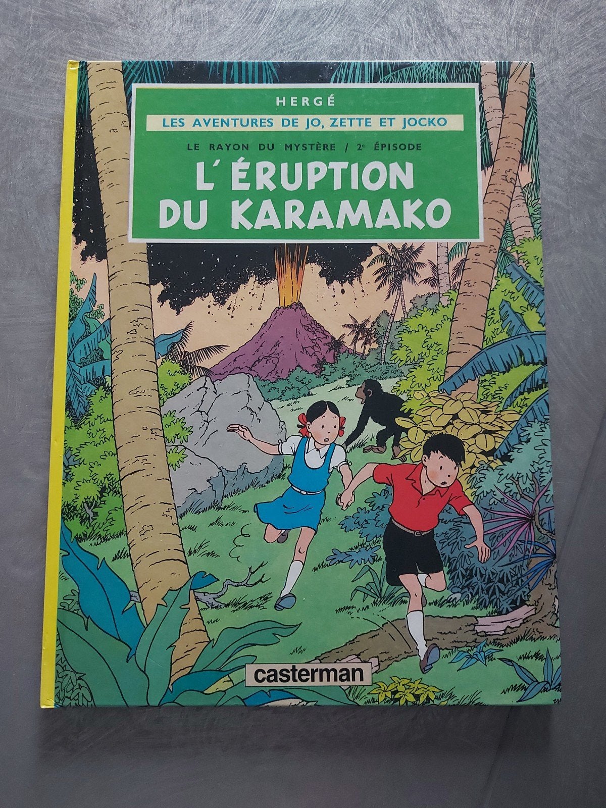 Jo, Zette et Jocko, L'éruption du karamako, Livres, Enlèvement ou Envoi, Utilisé, Hergé