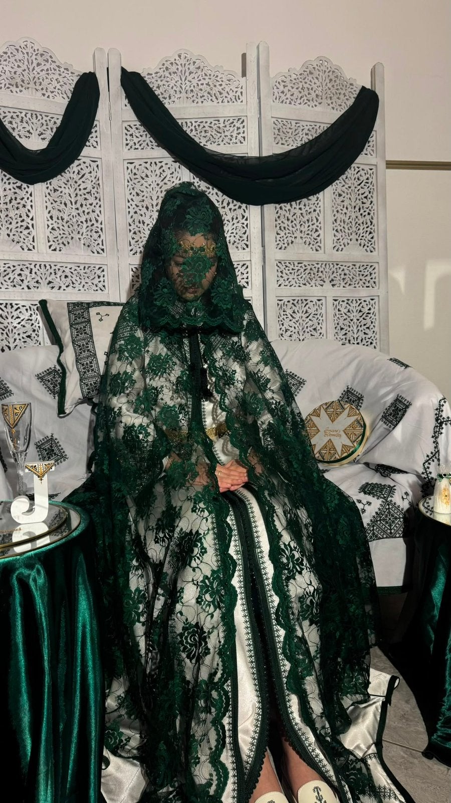 Caftan henna, Enlèvement, Comme neuf, Article de fête
