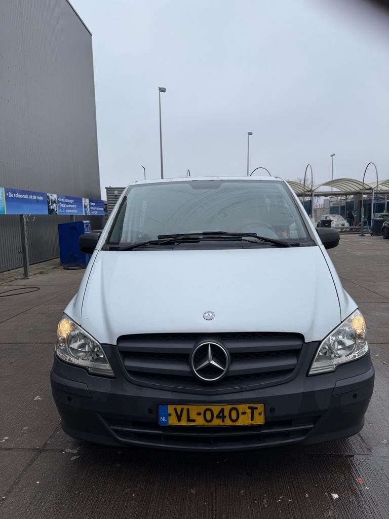 Mercedes-Benz Vito 2.2 CDI Double Cabine, L2, climatisation,, Autos, Euro 5, Achat, 4 portes, Noir