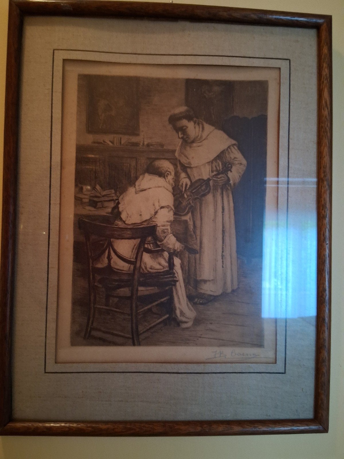 Gravure originale signée par Jean-Baptist Coene 11, Antiquités & Art, Art | Peinture | Classique, Enlèvement ou Envoi